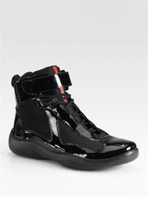 prada womens sneakers|prada high top sneakers women's.